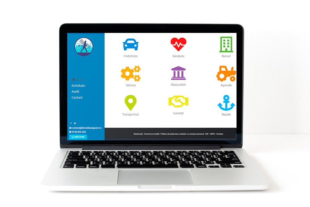 site prezentare broker asigurari